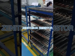 3KW 튜브 구리 수냉각（의） 저항기 전선은 장착 브라켓으로 나아갔습니다